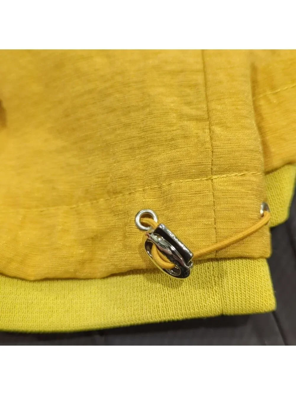 Uge Mustard color hooded zip up jacket